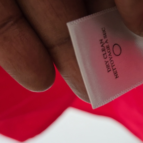 A.L.C. Red Ramie Mini Dress - Picture 6 of 8